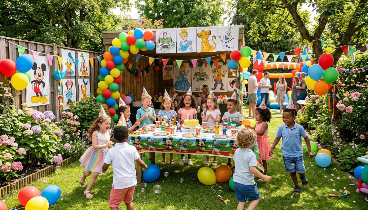 Fêtes d’enfants : réinventer la déco grâce aux dessins Disney